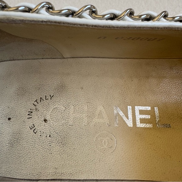 Chanel Patent Leather Chain Loafers - Picture 9 of 10